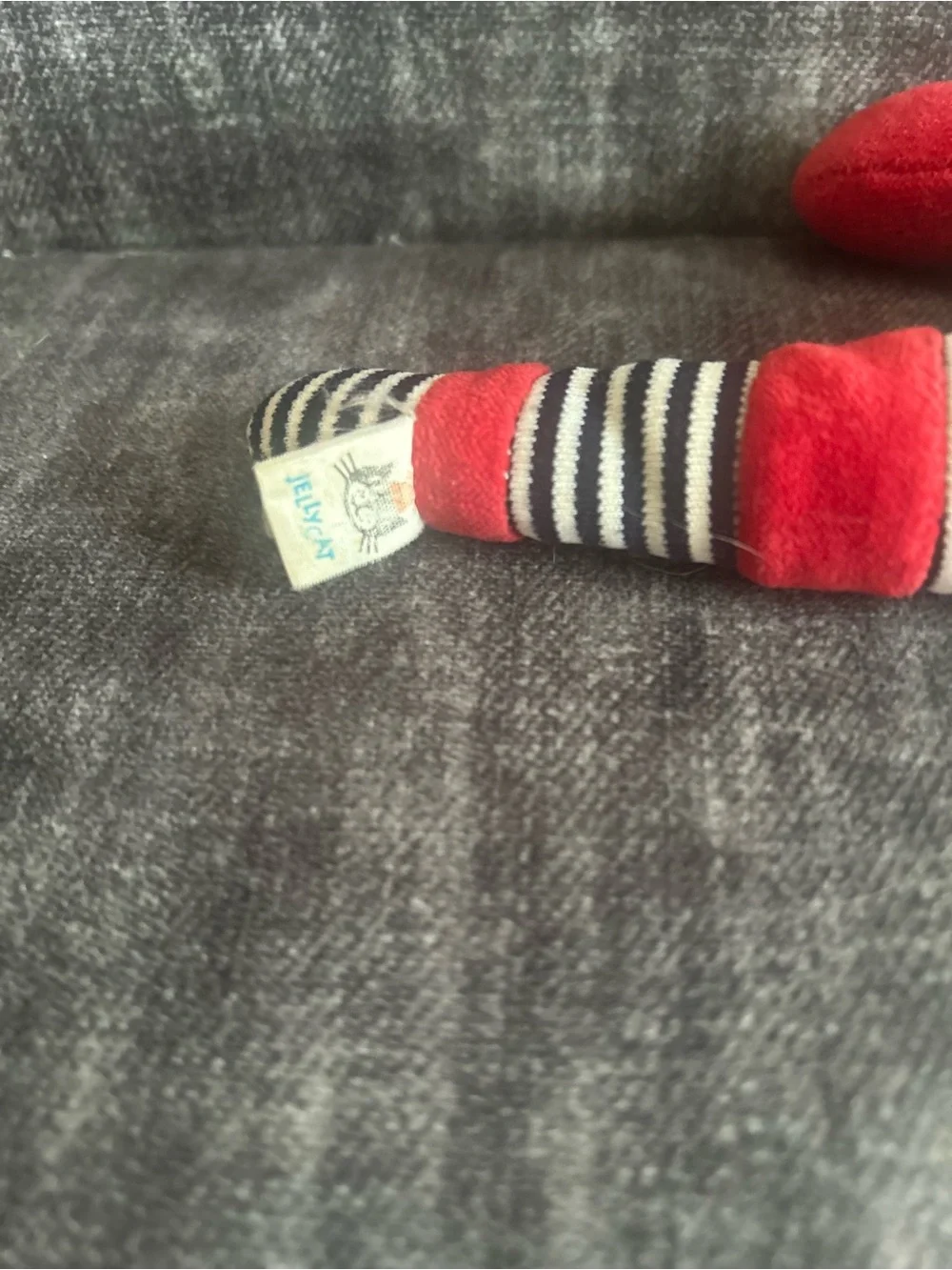 Jellycat bunny attached